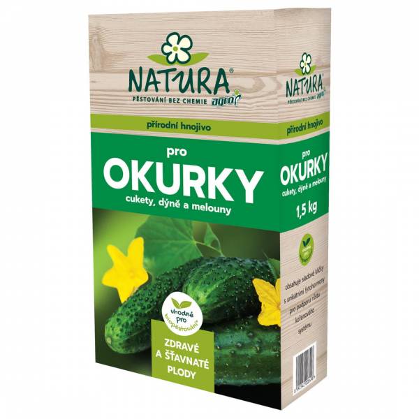 Organické hnojivo Uhorky cukety a tekvice Natura 15kg