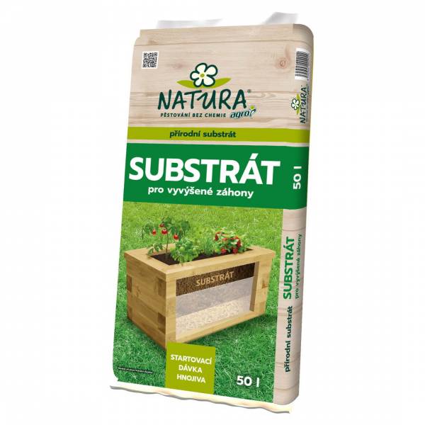 Substrát na vyvýšené záhony Natura 50l