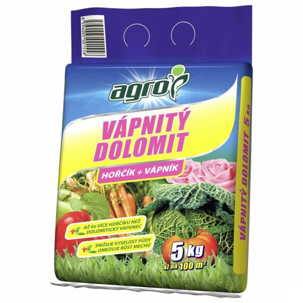 Hnojivo minerálne Vápnitý dolomit Agro 5kg