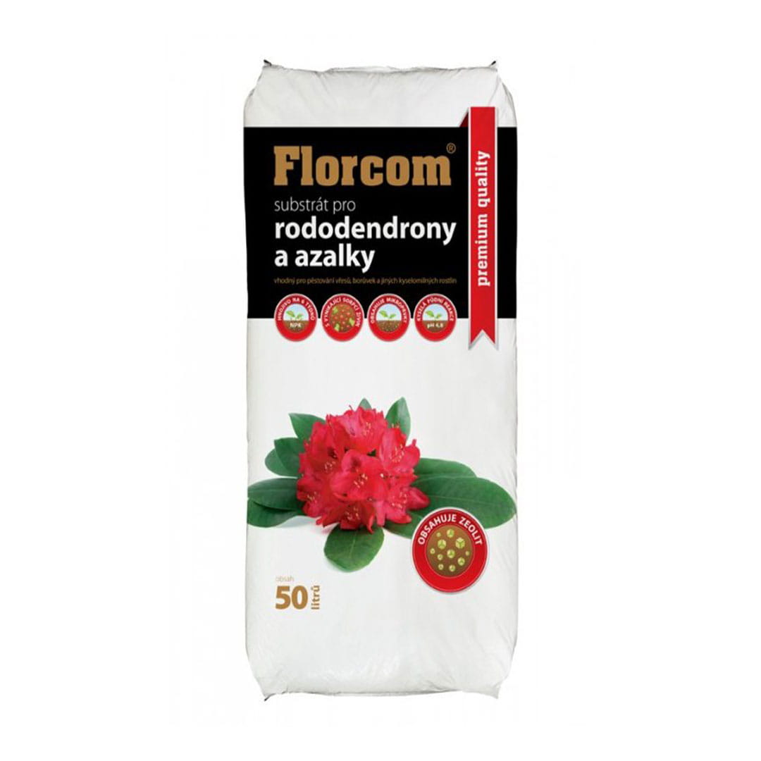 Substrát pre rododendróny a azalky Premium Florcom 50l