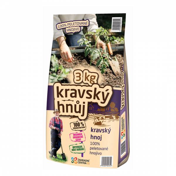 Kravský hnoj ZC 3kg