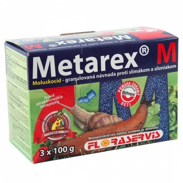 Metarex M prípravok proti slimákom