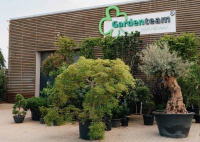 2023 leto areál záhradného centra GardenTeam predajná plocha